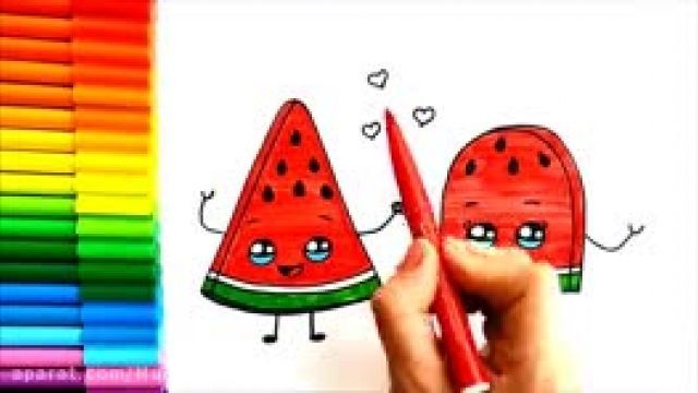 آموزش کشیدن  نقاشی پیتزا  برای کودکان