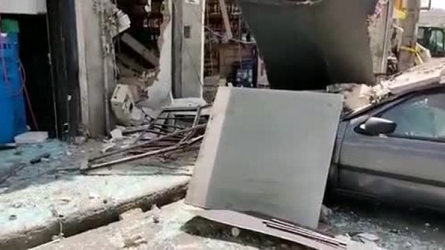 انفجار شدید 4 مغازه در قیطریه تهران | فیلم  