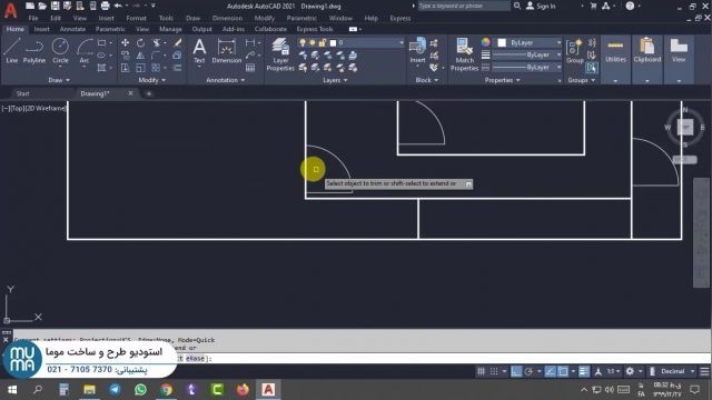 آموزش اتوکد 2022 معماری ایرانی