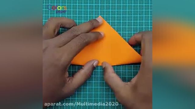 آموزش اوریگامی با کاغذ - ساخت کاردستی کاربردی نشانه گذار کتاب