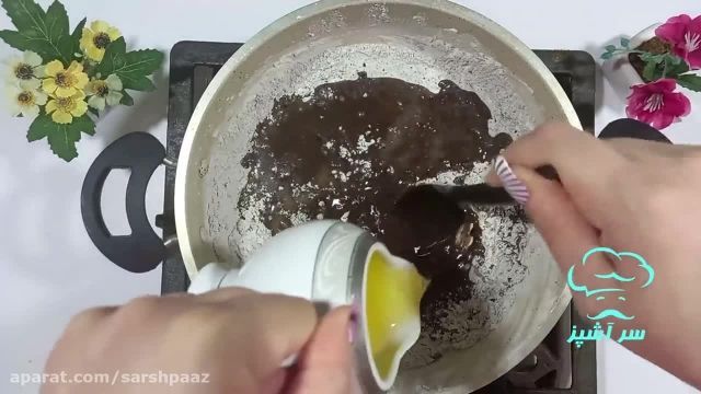 روش پخت حلوا دو رنگ در سریع ترین زمان 