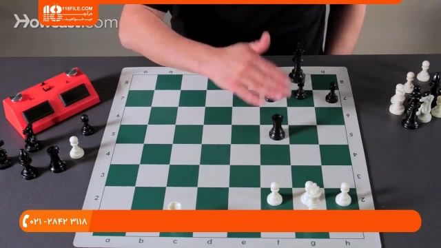 آموزش حرفه ای شطرنج|آموزش شطرنج|شطرنج کودکان( اصطلاح پیاده دوبله یا دوپشته )