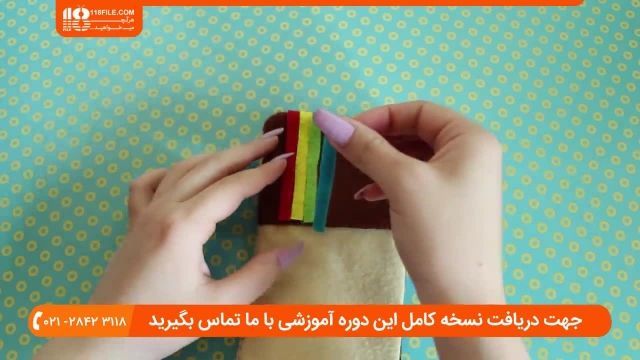 آموزش نمد دوزی _  آموزش و الگو دوخت خروس نمدی