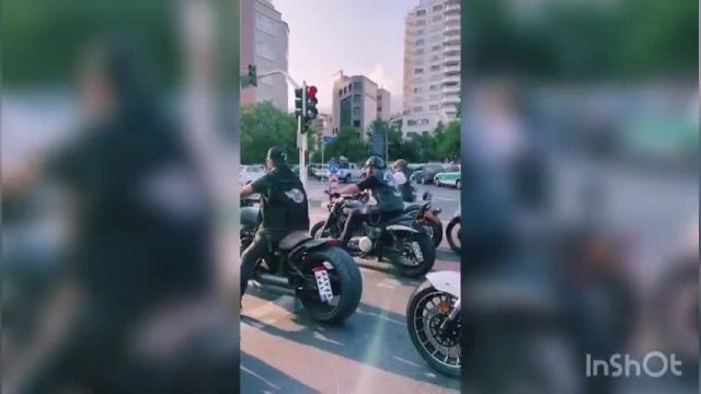 رژه هارلی دیویدسون‌بازهای تهران | ویدیو 