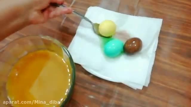 کلیپ آموزش 4 روش تزیین تخم مرغ رنگی سفره هفت سین 1401