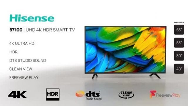 تلویزیون 50 اینچ هایسنس مدل 50B7100  Hisense —> 50B7100 کیفیت تصویر: 4K UHD
