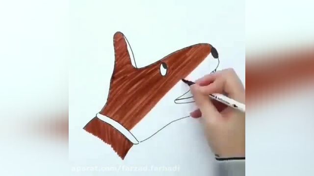 آموزش نقاشی های کودکانه ساده با دست 