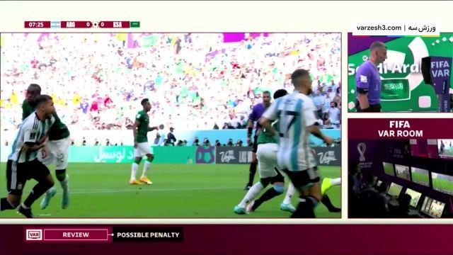 خلاصه بازی آرژانتین 1 - عربستان 2 همراه با گزارش فارسی