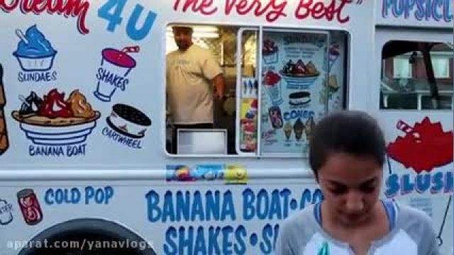 دانلود داستان ماشا و تکیا این قسمت خریدن بستنی از ماشین بستنی فروش