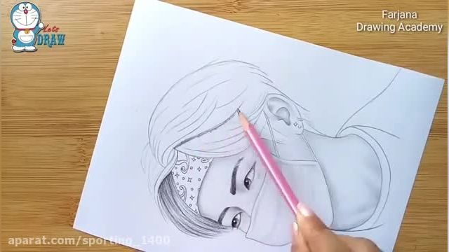 دانلود ویدیو آموزش طراحی و نقاشی قسمت 7(چهره)