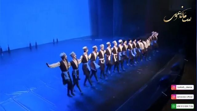 رقص زیبای آذربایجانی/موسسه سامان علوی