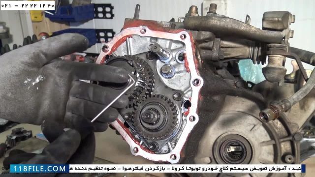 آموزش تعمیر موتور تویوتا کرولا- تعمیر گیربکس تویوتا کرولا مدل 2002 تا  2018قسمت 