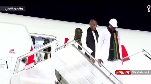 تیم‌ملی سنگال وارد قطر شد | ویدیو 