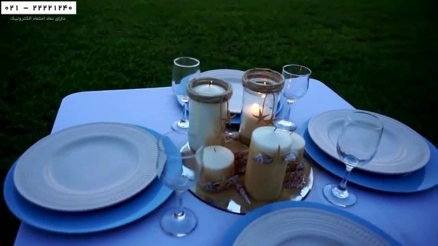 آموزش تشریفات مراسم عروسی-ایده های جالب عروسی-دکوراسیون میز شام با شمع