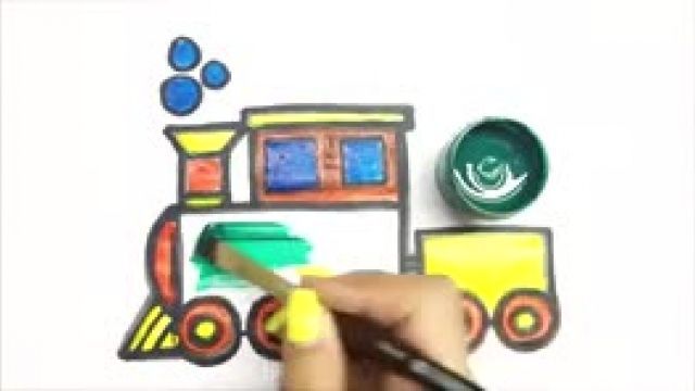 آموزش کشیدن نقاشی قطار برای کودکان