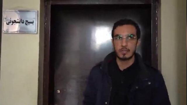آتش زدن دفتر بسیج دانشجویی دانشگاه شریف | ویدیو 