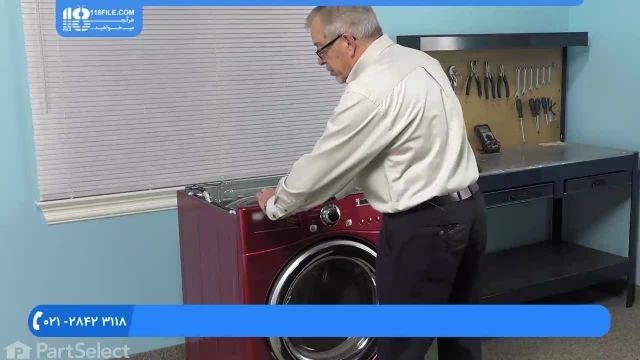 آموزش تعمیر ماشین لباسشویی - تعویض هیتر گرمایش ماشین ال جی