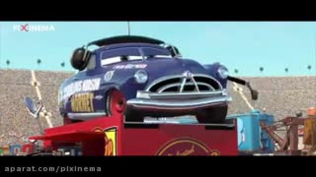 دانلود انیمیشن و سکانس مسابقه آخر در فیلم ماشین ها(Cars,2006)