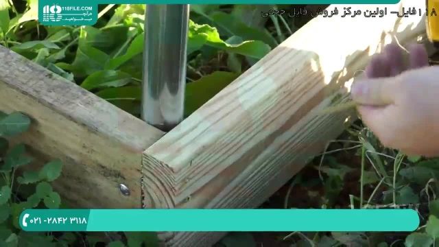 آموزش ساخت گلخانه - آموزش نصب تخته قاب بالا و پایین