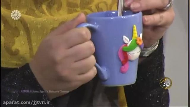 ساخت عروسک های خمیری جذاب برای روی لیوان