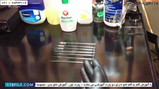 آموزش تاتو روی بدن - آموزش تاتو در ایران - طبقه بندی و شناسایی سوزن های تتو
