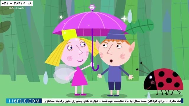 آموزش الفبای انگلیسی به کودکان -Ben and holly-بن اند هالی-گرگ جدید هالی،ویژه روز