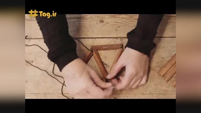 درست کردن دکوری با استفاده از چوب دارچین | ویدیو 