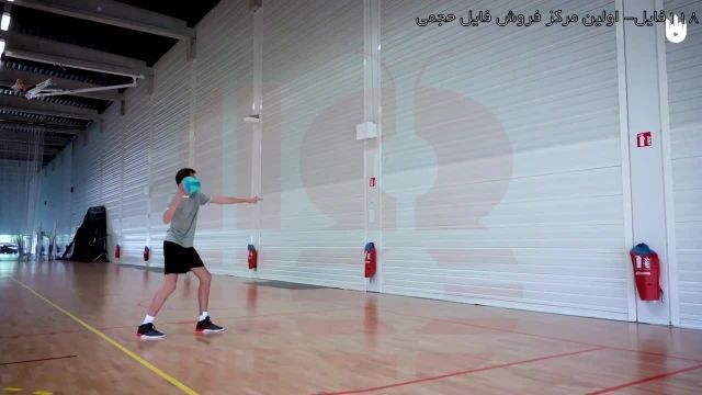 آموزش پنجه والیبال- ( تمرین-پاس دادن در حال حرکت )