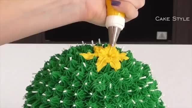 دستور تهیه بهمراه تزیین سریع و آسان کیک فقط در 10 دقیقه