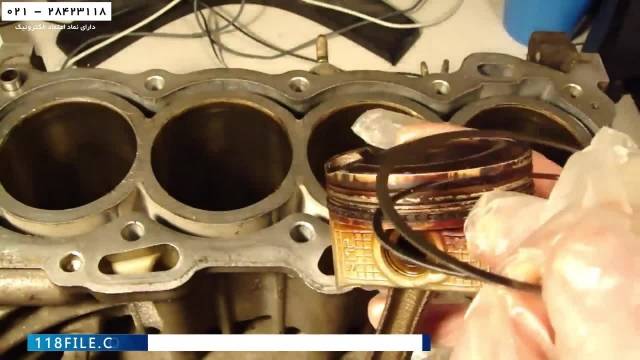 آموزش تعمیر موتور تویوتا-تحمل حلقه پیستون