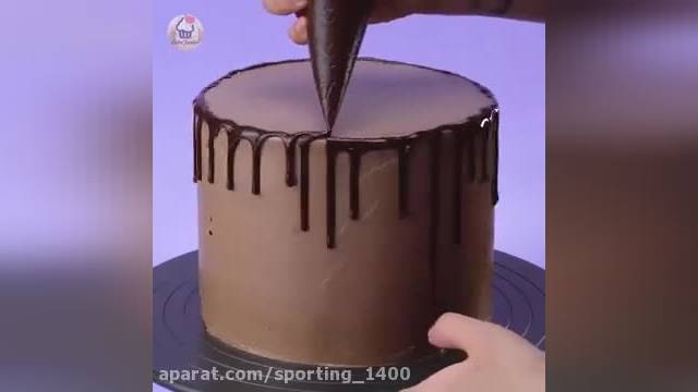 آموزش پخت شیرینی جات تهیه کیک شکلاتی
