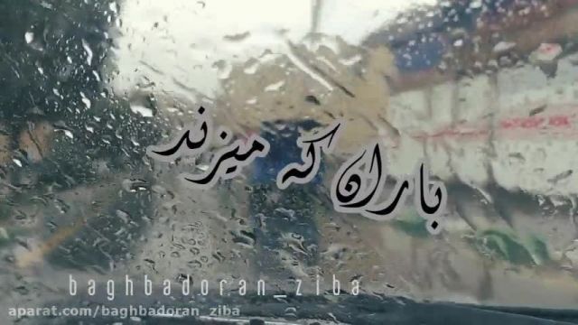 کلیپ باران‌ (دلتنگم) مخصوص استوری و وضعیت واتساپ