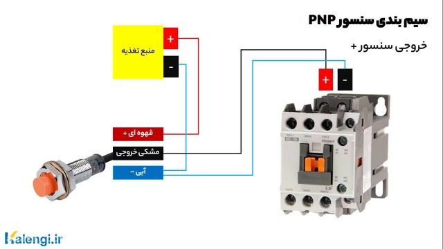 تفاوت سنسور pnp و npn