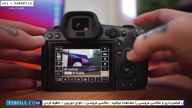 آموزش ترفندهای فیلمبرداری عروسی-اصول فیلمبرداری-تنظیم کردن اولیه دوربین canon