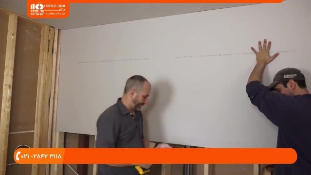 آموزش کناف سقف -  نصب دیوارهای پوششی کناف