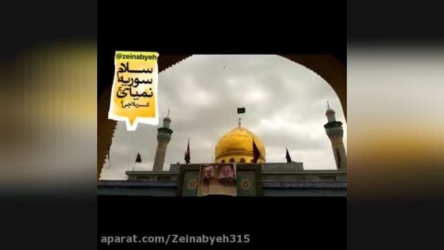 حرم حضرت زینب در روز شهادت