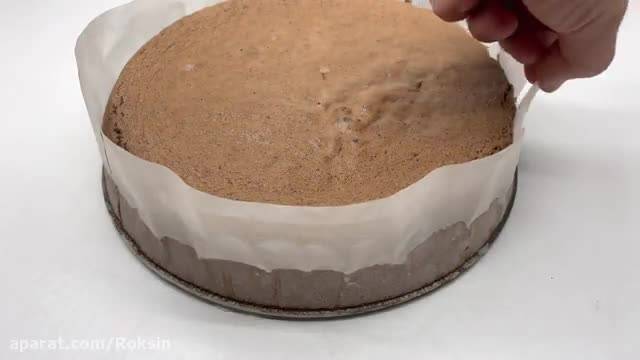 آموزش طرز پخت کیک شکلاتی 