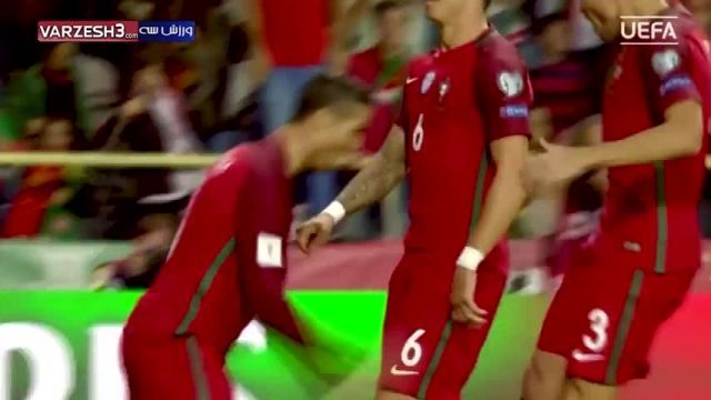  گلهای رونالدو در انتخابی جام های جهانی برای تیم ملی پرتغال 