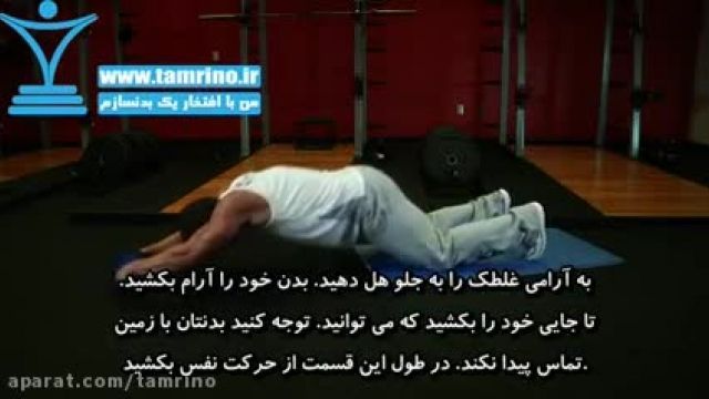 آموزش اصولی حرکت بدنسازی شکم غلطک Ab Roller