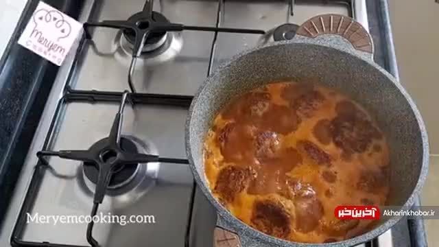 طرز پخت «کوفته قلقلی» غذای اصیل شهر تبریز 