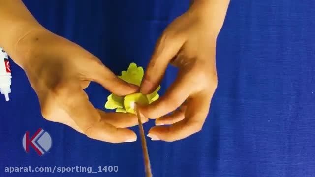 آموزش ساخت گل کاغذی