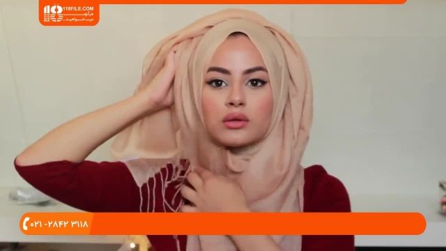 آموزش بستن شال و روسری|آموزش بستن روسری(مدل جدید پوشیدن شال برای عید)