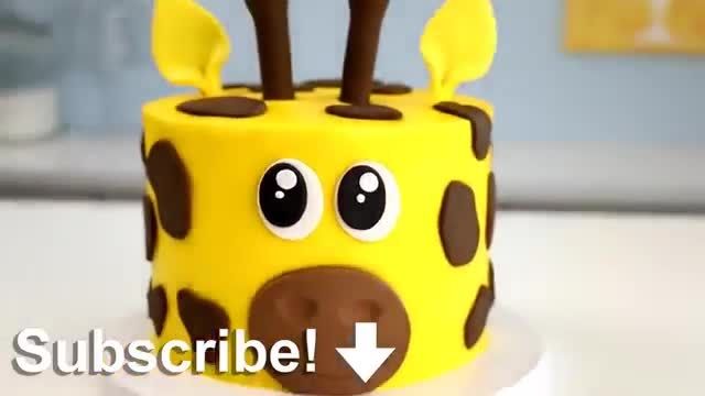 آموزش بهترین ایده تزیین کیک به شکل حیوانات با خمیر فوندانت