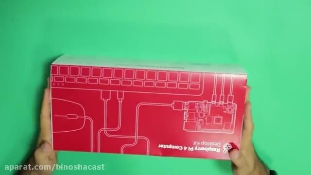 جعبه گشایی کیت رومیزی رسپبری پای - Raspberry Pi 4 Desktop Kit Unboxing