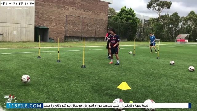 آموزش فوتبال به کودکان-آموزش تکنیک فوتبال-آموزش تمرینات دروازه بانی به کودکان