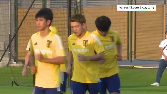 تمرینات تیم ملی ژاپن پس از برد شیرین مقابل آلمان | ویدیو 