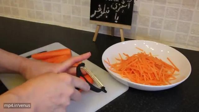 روش پخت حرفه ای  کوفته کدو و چیپس هویج