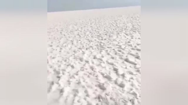 وضعیت دریاچه ارومیه پس از خشک شدن | ویدیو 