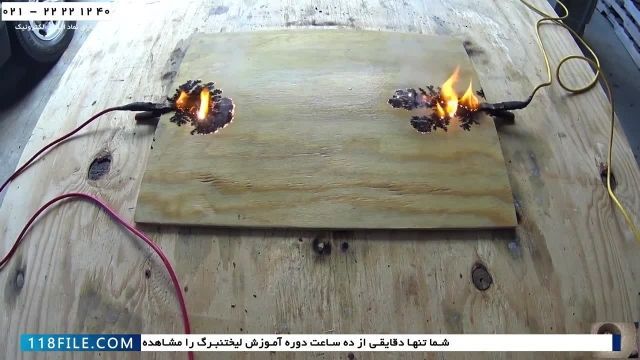 آموزش لیختنبرگ-نقاشی با آتش-ارتقا دستگاه لیختنبرگ-طرح لیختنبرگ روی چوب کاج