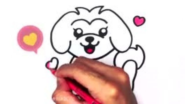 آموزش کشیدن نقاشی سگهای نگهبان زیبا برای کودکان 